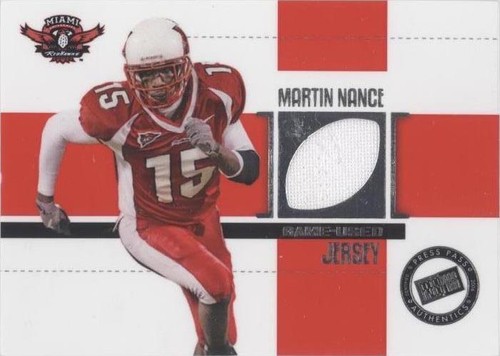 2006 Press Pass SE Martin Nance #JC/MN