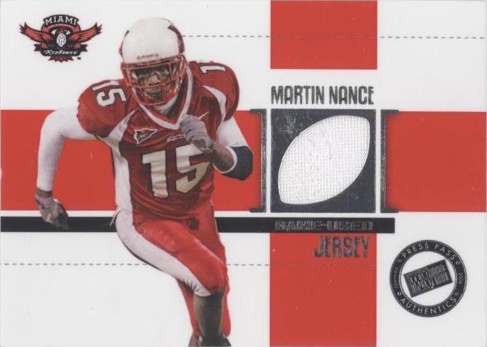 2006 Press Pass SE Martin Nance #JC/MN