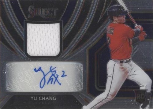 2020 Yu Chang #STG-YC Cleveland Indians Chrome Spanning the