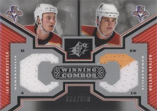2005-06 SPx - Jay Bouwmeester Nathan Horton #WC-BH
