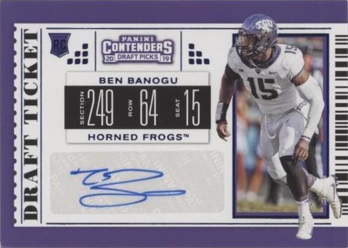 2019 Panini Contenders Draft Picks Ben Banogu #288