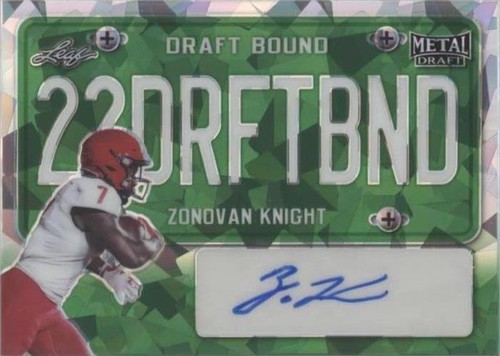2022 Leaf Metal Draft Zonovan Knight #DB-ZK1
