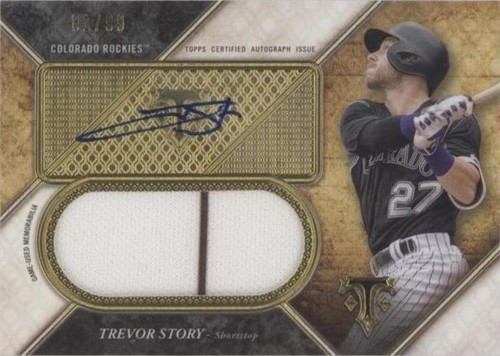 2017 Topps Triple Threads - Trevor Story #UAJR-TR