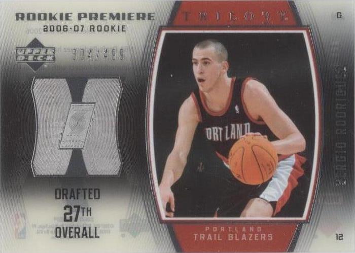 2006-07 Upper Deck Trilogy - Sergio Rodriguez #139