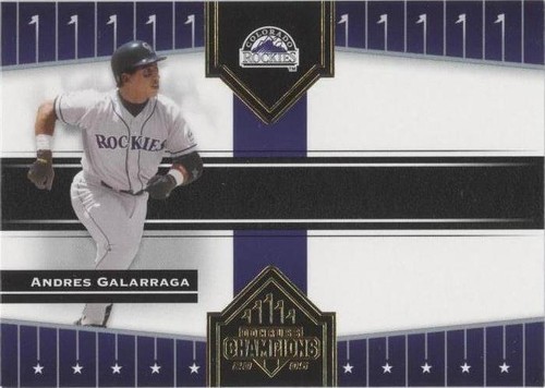 2005 Donruss Champions - Andres Galarraga #92
