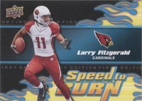 2009 Upper Deck First Edition Larry Fitzgerald #SB-12