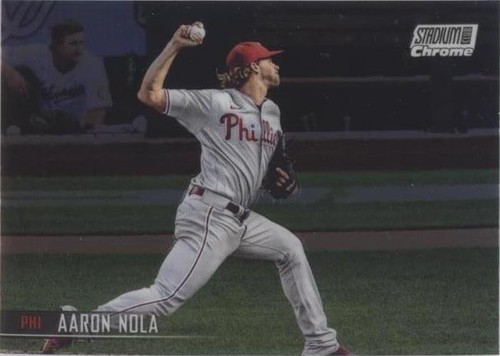 2021 Topps Stadium Club Chrome - Aaron Nola #108