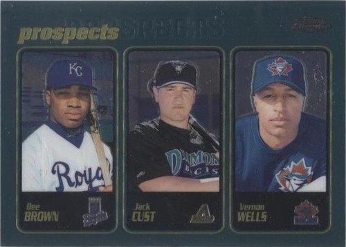 2001 Topps Chrome - Dee Brown Jack Cust Vernon Wells #606