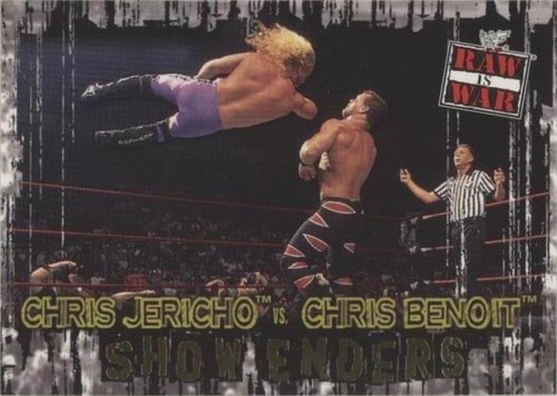 2001 Fleer WWF Raw is War - Chris Benoit Chris Jericho #94