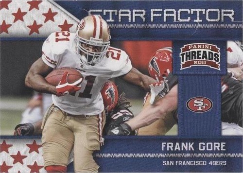 2011 Panini Threads Frank Gore #11