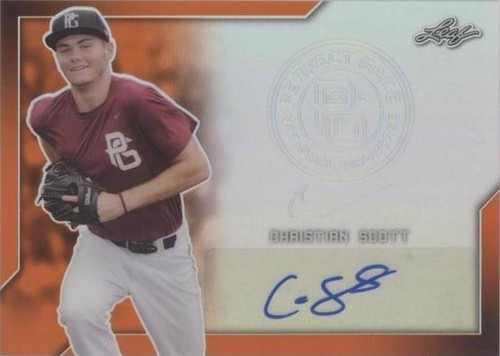 2017 Leaf Perfect Game National Showcase - Christian Scott #BA-CS2