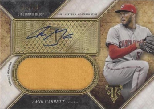 2017 Topps Triple Threads - Amir Garrett #UAJR-AG