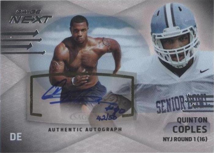 2012 SAGE Next Quinton Coples #SA-7