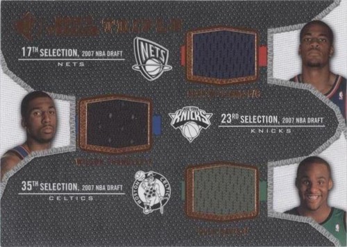 2007-08 SP Rookie Threads - Wilson Chandler/Glen Davis/Sean Williams #TRT-DCW