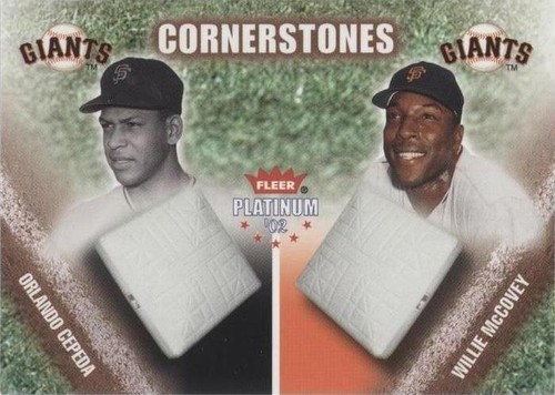 2002 Fleer Platinum - Orlando Cepeda Willie McCovey #39 CS