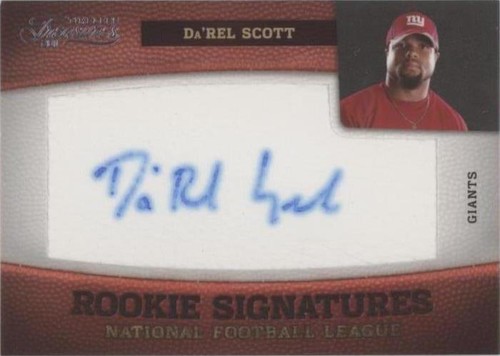 2011 Panini Timeless Treasures Da'Rel Scott #153