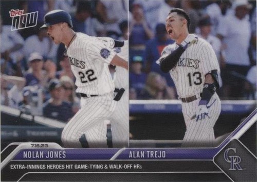 2023 Topps Now - Alan Trejo Nolan Jones #578