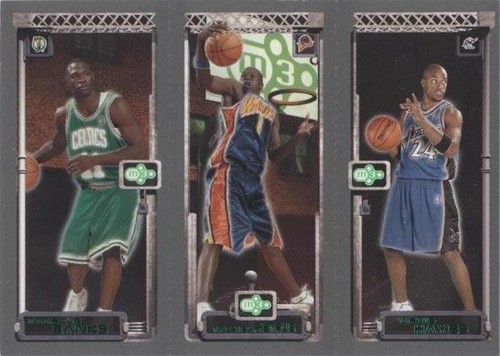 2003-04 Topps Rookie Matrix - Mickael Pietrus/Marcus Banks/Jarvis Hayes #120-121-123