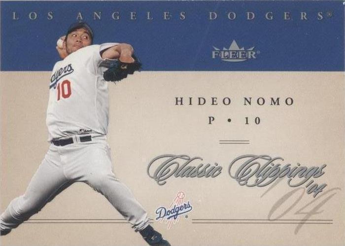 2004 Fleer Classic Clippings - Hideo Nomo #38
