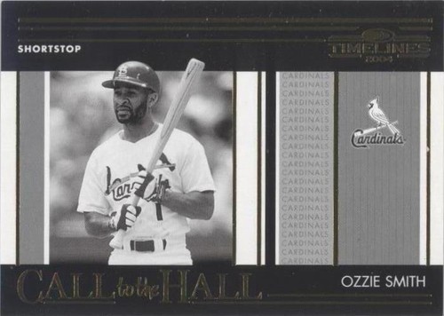 2004 Donruss Timelines - Ozzie Smith #CH-17