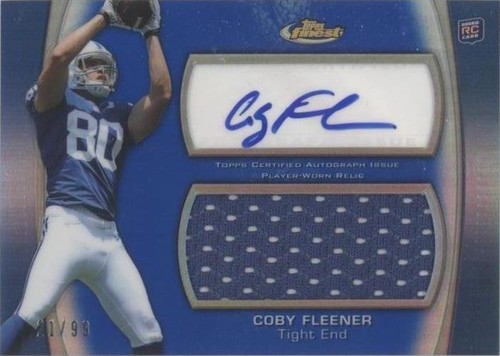 2012 Topps Finest Coby Fleener #AJR-CF