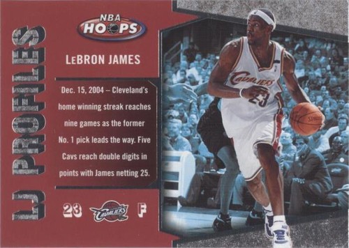 2005-06 NBA Hoops - LeBron James #LBJ-4