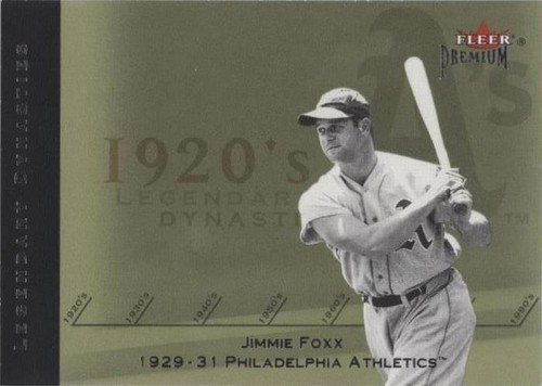 2002 Fleer Premium - Jimmie Foxx #5 LD