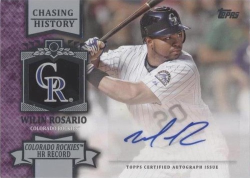 2013 Topps - Wilin Rosario #CHA-WR