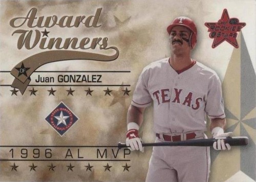 2002 Leaf Rookies & Stars - Juan González #286