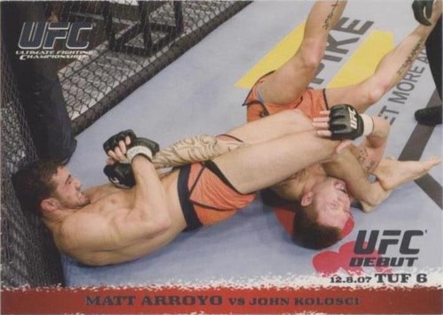 2009 Topps UFC Round 1 - John Kolosci Matt Arroyo #74
