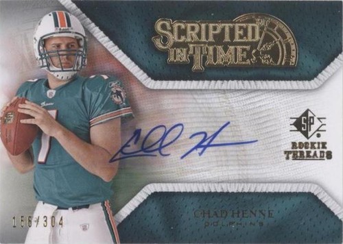 2008 SP Rookie Threads Chad Henne #ST-CH
