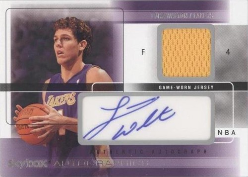 2004-05 Skybox Autographics - Luke Walton #AG-LW