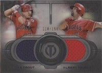 2019 Topps Tribute - Albert Pujols Mike Trout #DR-TP