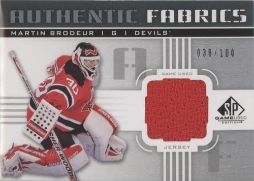 2011-12 SP Game Used Edition - Martin Brodeur #AF-MB