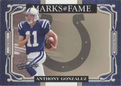 2007 Playoff Absolute Memorabilia Anthony Gonzalez #MOF-27