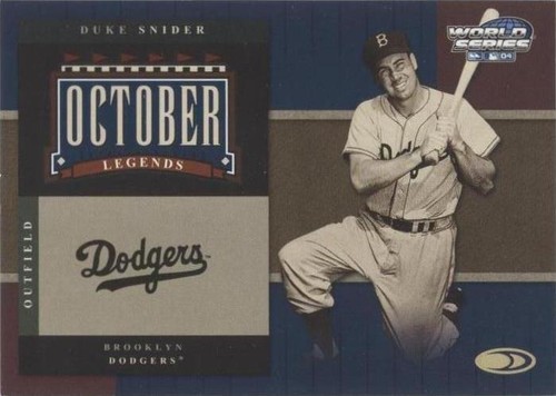 2004 Donruss World Series - Duke Snider #OL-5