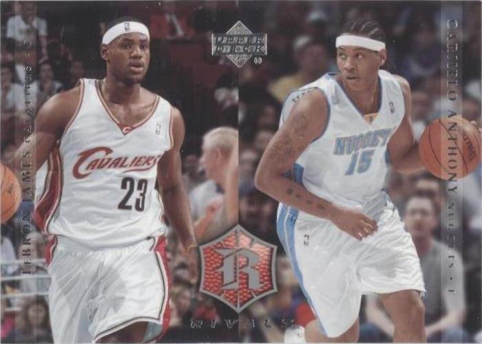 2004-05 UD Rivals - Carmelo Anthony/LeBron James #30