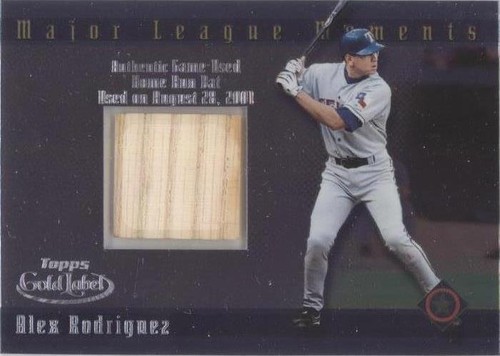 2002 Topps Gold Label - Alex Rodriguez #GMR-AR