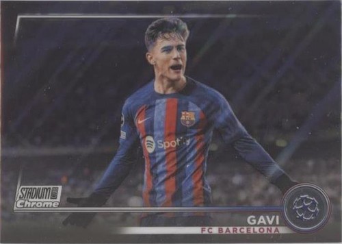 2022-23 Topps Stadium Club Chrome UEFA Club Competitions Gavi #68