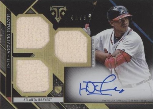 2016 Topps Triple Threads - Hector Olivera #RFP-HO