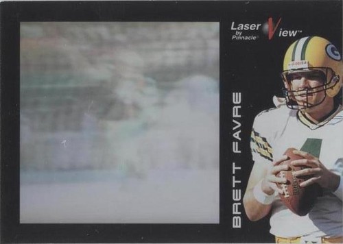 1996 Pinnacle Laser View Brett Favre #7