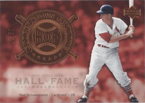 2005 Upper Deck Hall of Fame - Red Schoendienst #CO-RS1