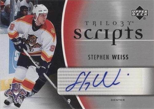 2006-07 Upper Deck Trilogy - Stephen Weiss #TS-SW