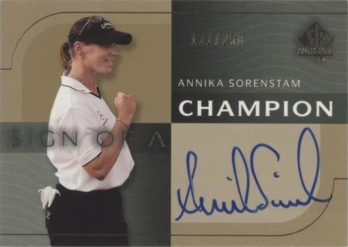 2003 SP Authentic - Annika Sörenstam #CH-AS