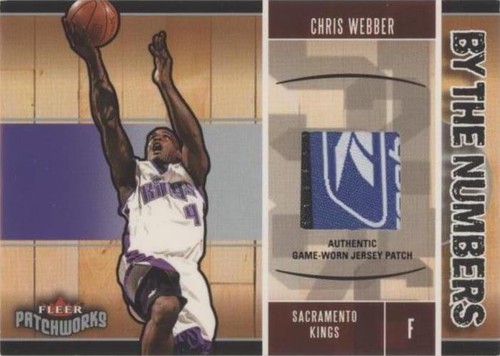 2003-04 Fleer Patchworks - Chris Webber #BTN/CW