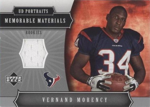 2005 Upper Deck Portraits Vernand Morency #MM-VM