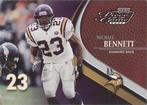 2002 Playoff Piece of the Game Michael Bennett #27