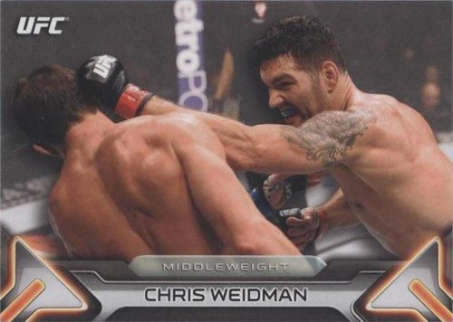 2016 Topps UFC Knockout - Chris Weidman #5