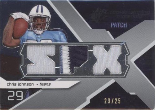 2008 SPx Chris Johnson #RM-CJ