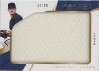 2018 Panini Immaculate Collection - Lucas Sims #IJ-LS